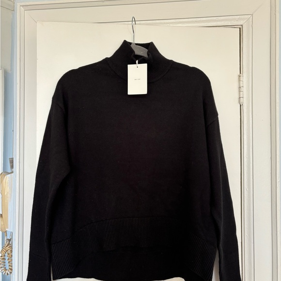 Oak + Fort Black Knit Sweater - Picture 3 of 10